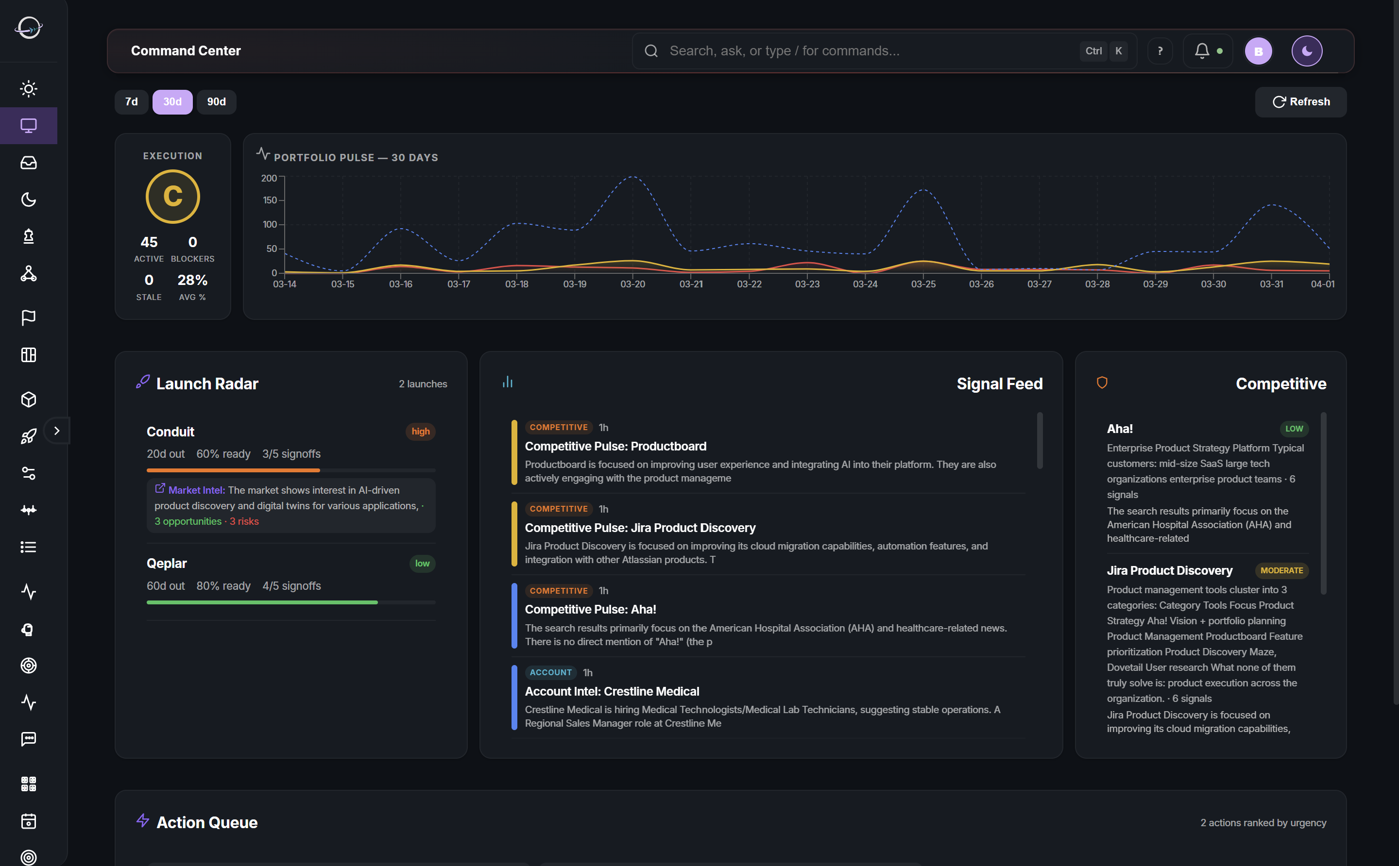 Qeplar Command Center